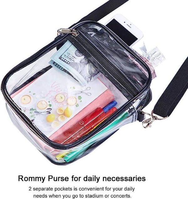 PVC Clear Crossbody Purse Bag