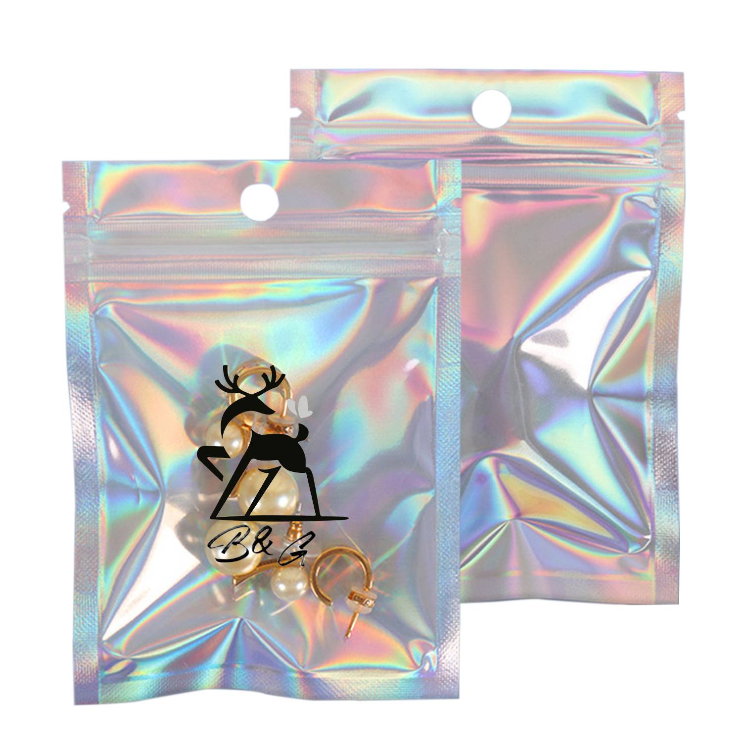 Holographic Metallic Poly Mailers Foil Glitter Bag