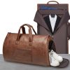 Vintage Duffle Bag with Shoe Compartment