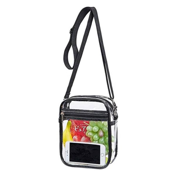 PVC Clear Crossbody Purse Bag
