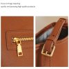 Crossbody PU Leather Tote Bag for Women