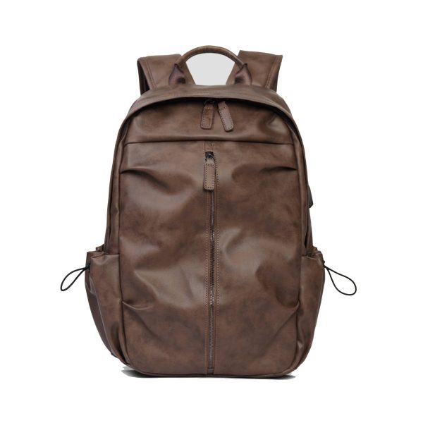 PU Leather Backpack for men