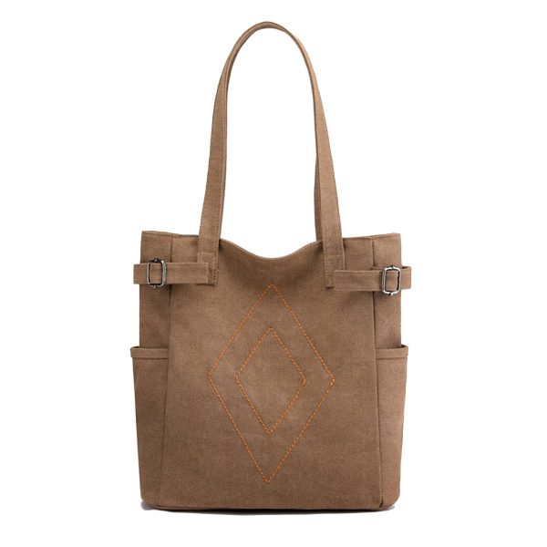 Large Capacity Canvas Shoulder Tote Bag for women