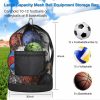 Large Mesh Drawstring Sling Ball Bag