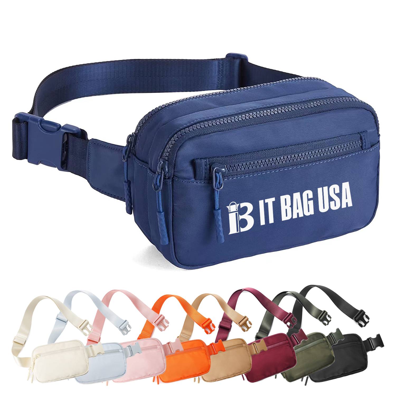 Cross-Body Waist Bag for Women with Adjustable Straps