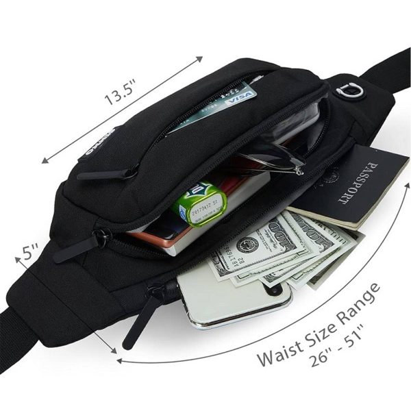 Large Crossbody Fanny Pack for Women Men Belt Bag