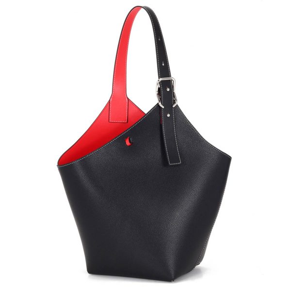 Genuine Leather Large-capacity commuter tote bag