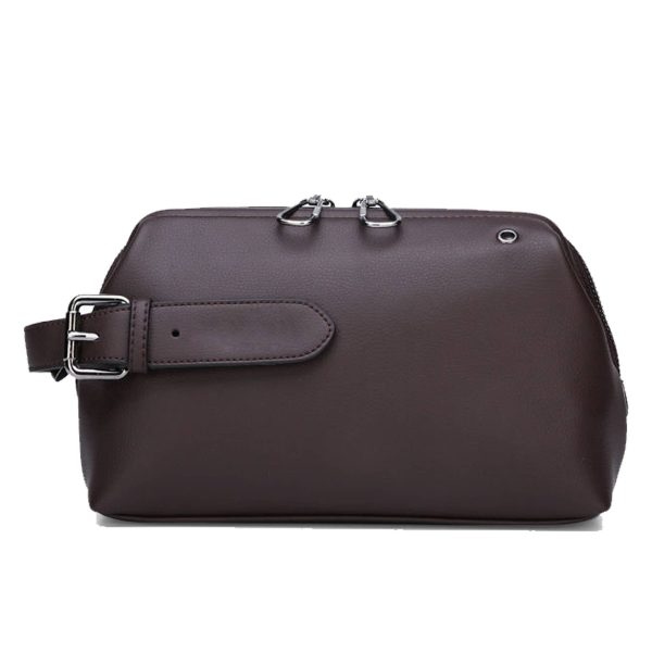 PU Men's large capacity soft leather handbag wallet