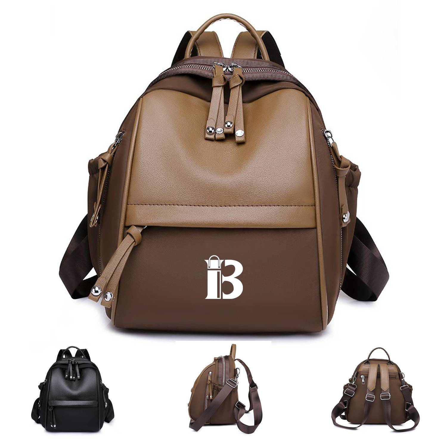 Oxford cloth outdoor retro casual backpack