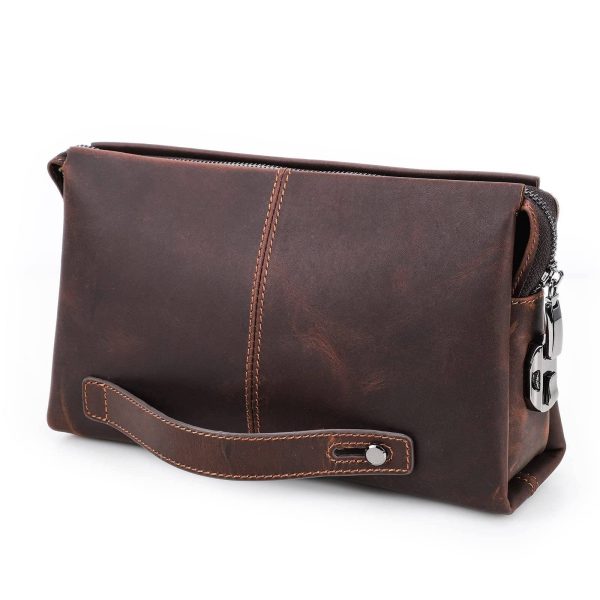 Genuine Leather Clutch Purse Bag For Man