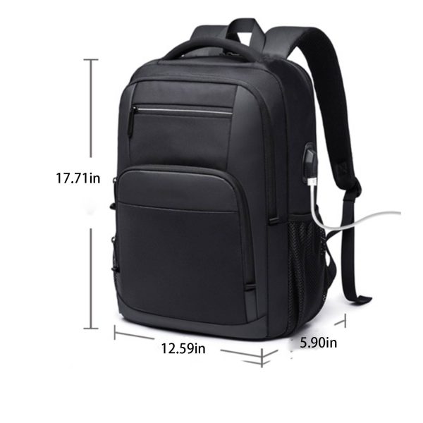 Computer Business Oxford Backpack with Usb Charging Port