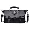 PU Punk vintage shoulder biker diagonal bag