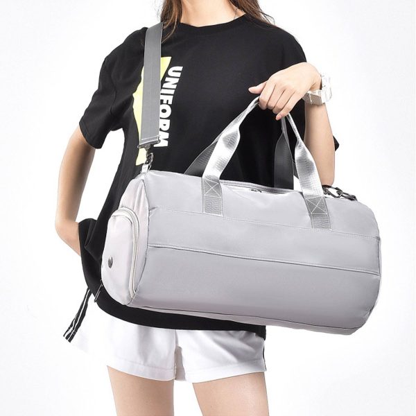 Oxford wet and dry separation exercise gym duffel bag