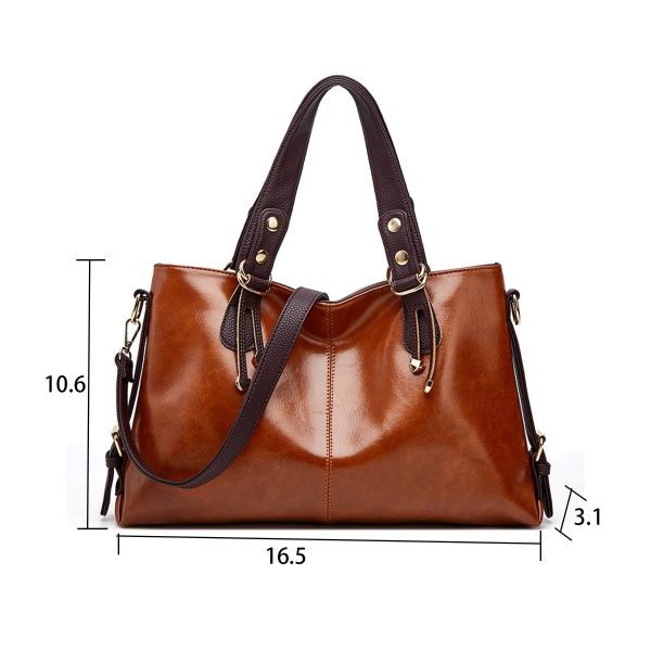 PU Large Capacity Tote Crossbody Bag