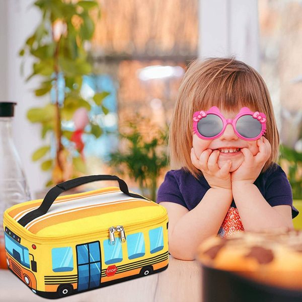 Oxford Car Pattern Lunch Bag