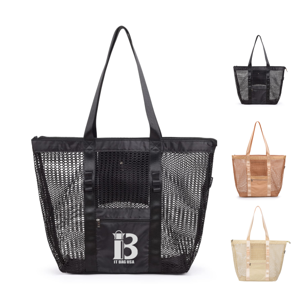 Large Beach Mesh Tote Bag