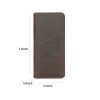 Leather Long Wallet for Checkbook Credit Cards