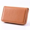 PU leather business card storage bag