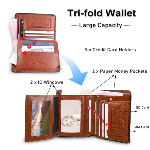 Mens Genuine Leather Wallet