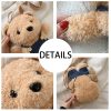 Cotton Cute strap bear plush doll cross-body shoulder bag