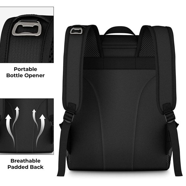 Oxford Picnic Large Insulated Cooler Bag Black