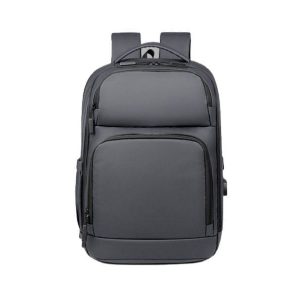 Nylon Large Capacity Travel Backpack With Usb Charging Port