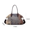 Canvas Shoulder Handbag Tote Shopper Bag For Women