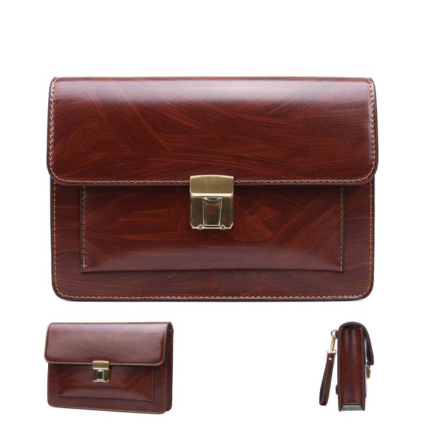 PU message bag for Men with Lock Attache Case