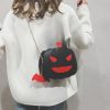 PU leather Pumpkin Purse cross-body bag for halloween