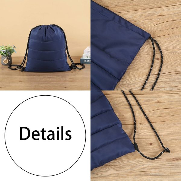 Polyester Portable Drawstring Cuff Sports Storage Bag