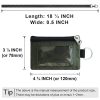 Nylon Small RFID Blocking Wallet with ID Window