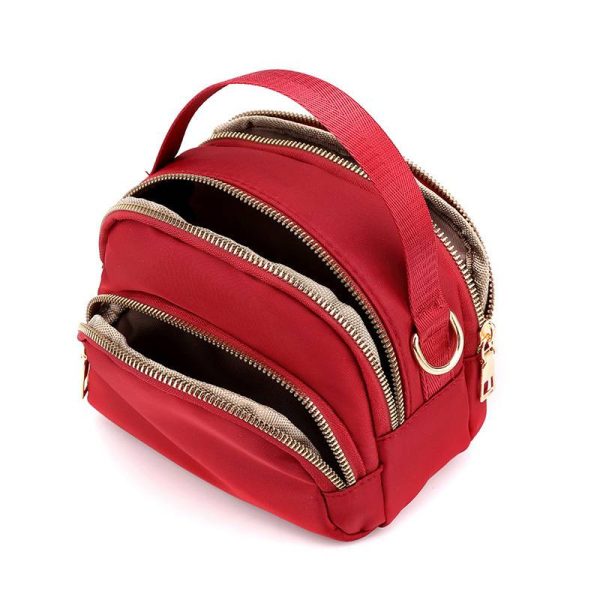 Nylon Mini Cell Phone Crossbody Bag