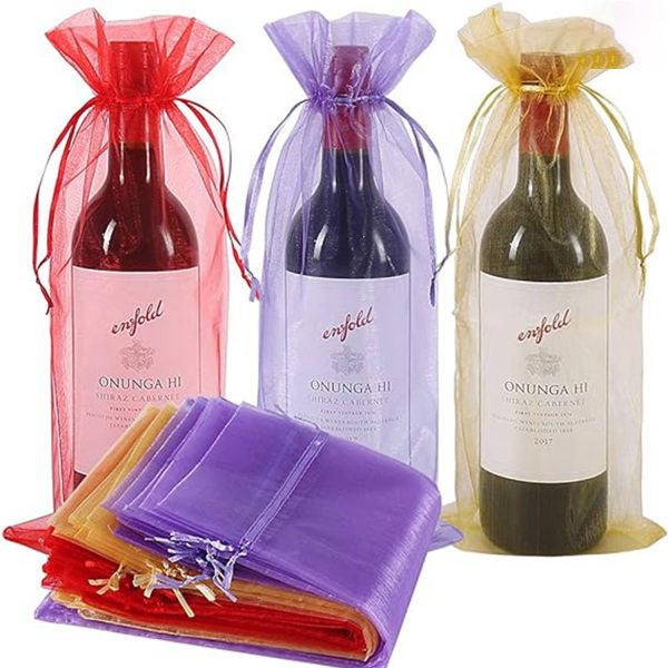 1-Bottle Wine Bag W/ Drawstring
