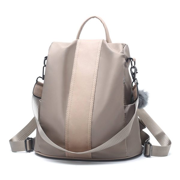 PU leather /Nylon Waterproof Women Backpack