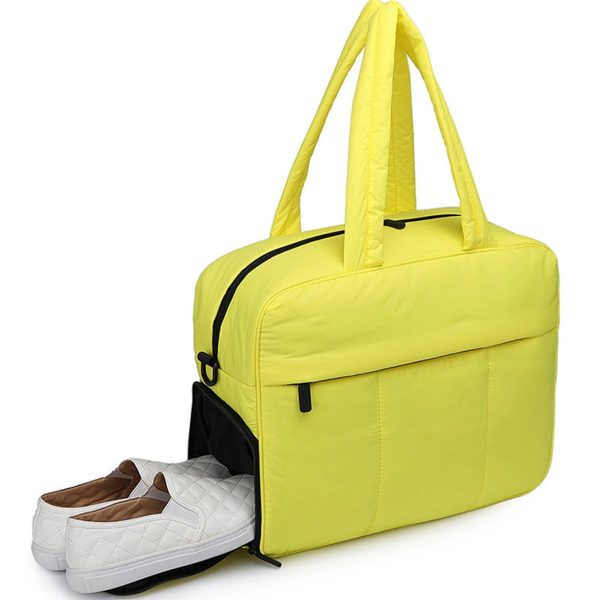 Luggage Duffel Tote Bag with Wet Pocket Shoe Compartment