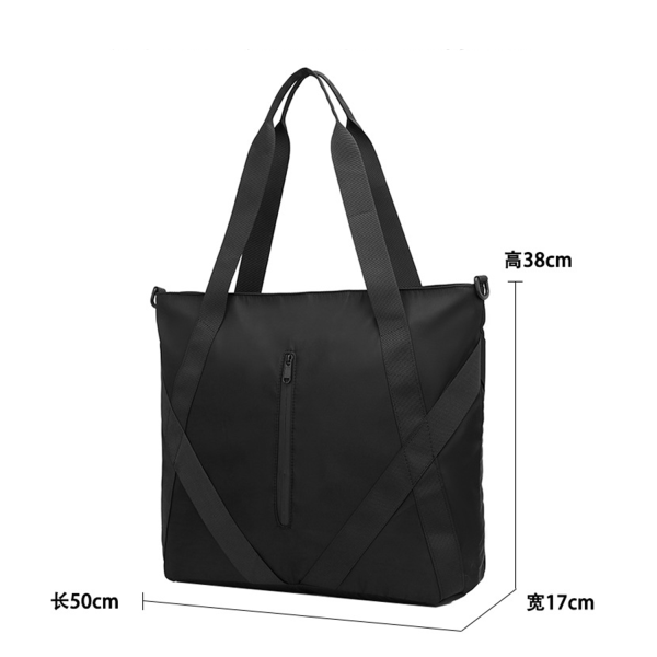 Shoulder Tote Bag with Zipper