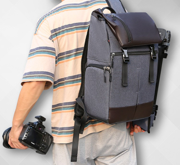 Waterproof Large Capacity Camera Bag for Women Men