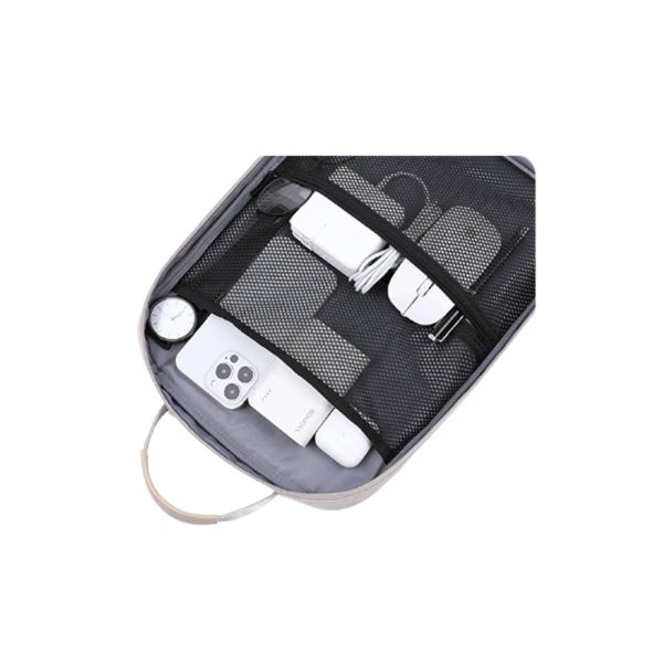 Leisure Computer Nylon Backpack With Usb Charging Port