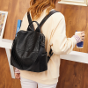 PU Faux Leather Women Shoulder Tote Bag Backpack