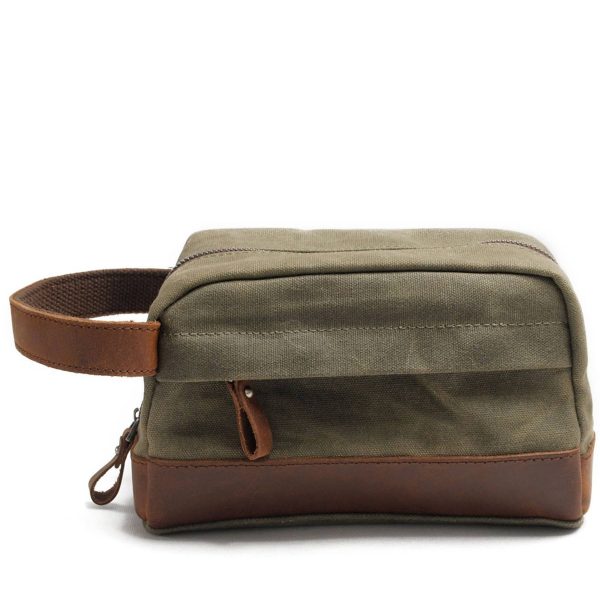 Canvas Travel Water-resistant Toilet Bag
