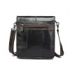 Genuine cowhide leather single shoulder bag for man