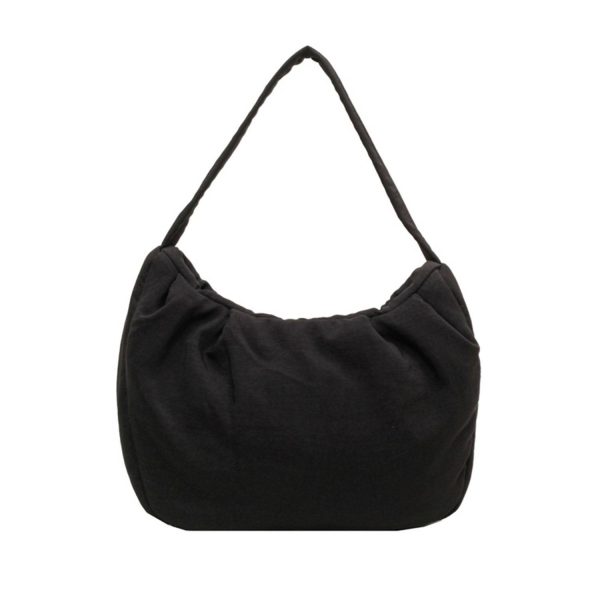 Nylon Wrinkle Candy Underarm Tote Bag