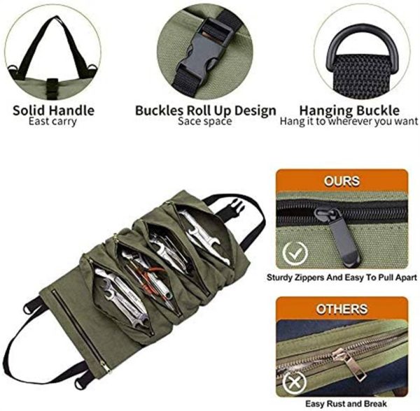 Canvas Hardware Tools Storage Bag