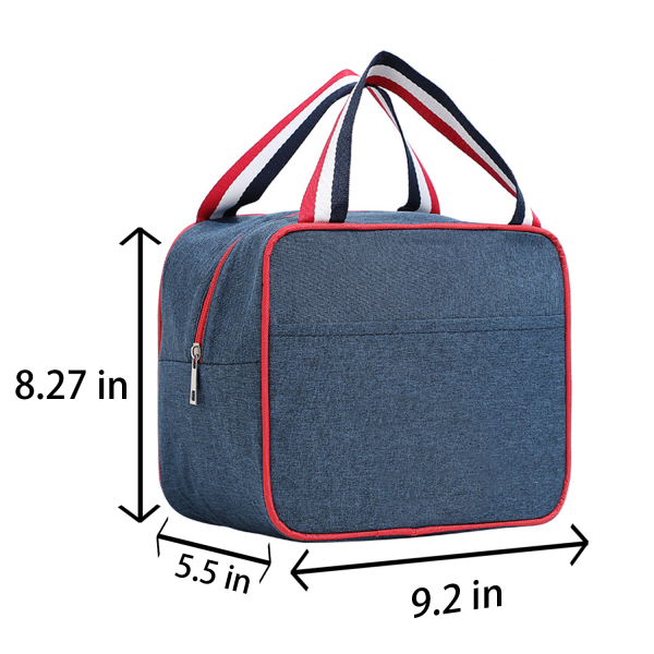 Office worker's business hand-held insulated lunch bag