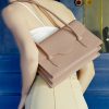 Genuine Leather Classic Underarm Tote Bag for Women