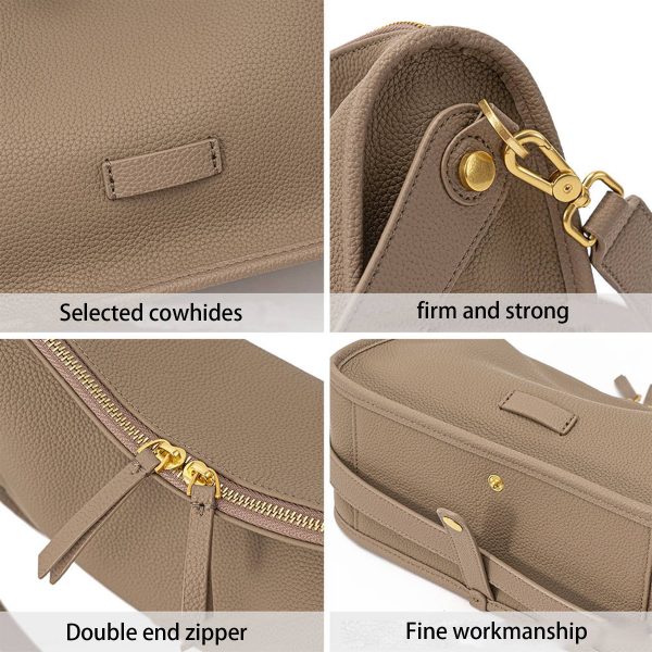 Genuine Leather shoulder messenger tote bag