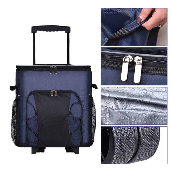 Wheels Rolling Picnic Cooler Bag