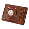 PU brown punk wallet