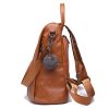 PU leather /Nylon Waterproof Women Backpack