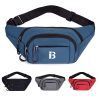 3-Zipper Oxford Fanny Pack
